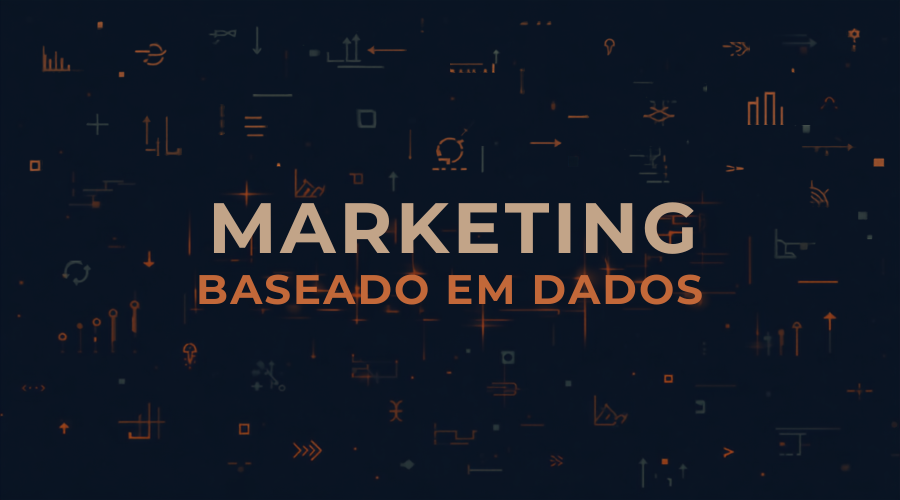 Painel de dados e métricas de marketing digital analisado em um notebook, com gráficos de desempenho de campanhas