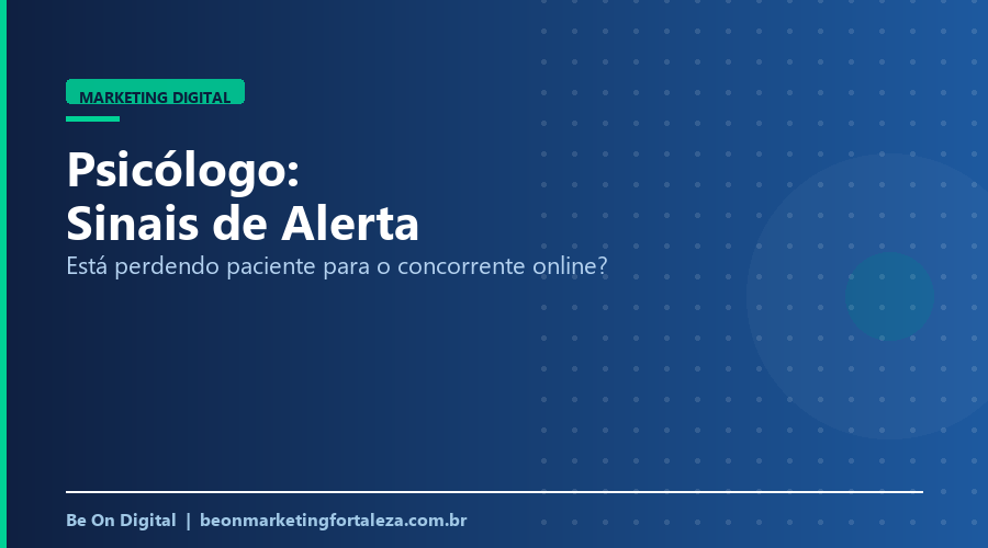 Sinais de que Seu Consultório de Psicologia Está Perdendo Paciente para o Concorrente Online