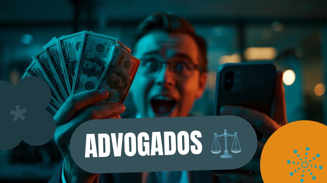 Advogado em escritório moderno em Fortaleza consultando cliente, com ambiente profissional e iluminado ao fundo