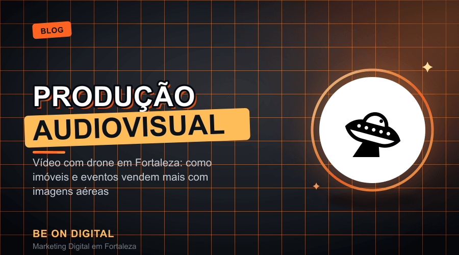 Drone profissional captando imagens aéreas de um imóvel em Fortaleza para divulgação em vídeo e redes sociais